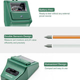 Sonkir Soil pH Meter, MS02 3-in-1 Soil Moisture/Light/pH Tester Gardening Tool Kits