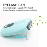 MISMXC USB Fan Air Conditioning Blower for Eyelash Extension (Blue)