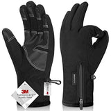 -30℉ Waterproof Winter Gloves 3M Thinsulate Breathable Touch Screen Men Women