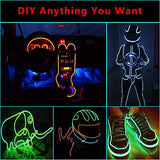 M.best Neon Light El Wire for Automotive Car Interior Decoration with 6mm Sewing Edge