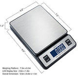 Weighmax W-2809 90 LB X 0.1 OZ Durable Stainless Steel Digital Postal Scale