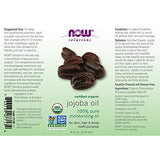 Now Solutions, Organic Jojoba Oil, Moisturizing Multi-Purpose Oil for Face, Hair