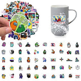 50PCS Among Us Stickers, Hot Game Waterproof Stickers for Luggage, Skateboard