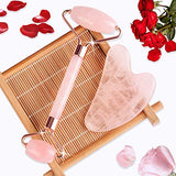 Jade Roller & Gua Sha, Face Roller, Facial Beauty Roller Skin Care Tools