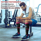 CHARMKING Compression Socks for Women & Men Circulation 15-20 mmHg