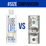#LubeLife H2O Anal Lubricant, 12 Ounce Backdoor Lube for Men, Women and Couples