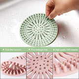 Hair Catcher Durable Silicone Hair Stopper Shower Drain Covers Easy to Install and Clean Suit