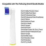 Replacement Toothbrush Heads Compatible with Oral B Braun, 4 Pack Professional