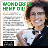 PETCLUBBROTHERS B Hemp Oil for Dogs & Cats 300,000 - Premium Hemp Seed Oil