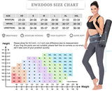 Ewedoos Women's Yoga Pants with Pockets - Leggings with Pockets, High Waist Tummy