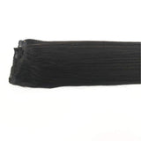 14 Inch Clip In Human Hair Extensions 120g, Remy Human Hair Double Weft, 8 Pieces/lot with 20Clips, Black (Clip In 14" - #1, 120g)