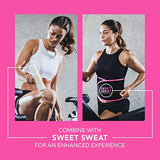 Sports Research Sweet Sweat Premium Waist Trimmer for Men & Women Black/Pink