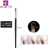 KADS 13pcs/set Fibre Nail Manicure Flower Brush for Nail Salons and Household Manicure Tools
