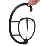 fani 4 Pack Wig Stand Wig Hanger Portable Hanging Wig Stand for Wig Hat Cap Holder Collapsible Wig Dryer with a Wig Cap