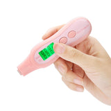 LCD Digital Skin Analyzer, Skin Analyzer Moisture Water Oil Monitor for Skin Care, High Sensitive Facial Skin Tester USB Digital Measuring Device for Home Traveling Beauty Salon SPA Girls Women(pink)