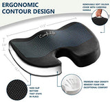 ComfiLife Premium Comfort Seat Cushion - Non-Slip Orthopedic 100% Memory