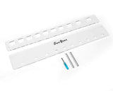 Clear Acrylic 10 Hole Drying Rack Storage Display Bracket Shelf Holder Specifically Design for Toothbrush and Oval Makeup Brush Set