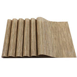 U'Artlines Placemat, Crossweave Woven Vinyl Non-Slip Insulation Placemat Washable