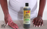 100% Black Soap Body Wash Lemon-grass Scent 13 Fl Oz Ra Cosmetics by Trifing