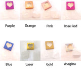 False Eyelashes Packaging Box - 50 pcs Empty False Eyelash Care Storage Case Box - 3D Eyelashes Box - Container Strip Case Lash Trays Makeup Tool