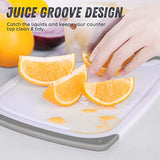 Ligttle Plastic Cutting Board Set of 3, BPA Free Kitchen Cutting Boards