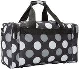 Rockland Duffel Bag, Big Black Dot, 19-Inch