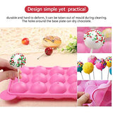 Akingshop 12 Capacity Silicone Lollipop Mold Set, Sucker Molds and Chocolate Hard