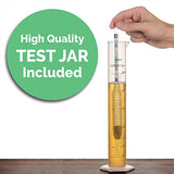 Brewer's Elite Hydrometer & Test Jar Combo, Hardcase, Bag, Brush & Cloth - Triple Scale