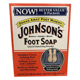 2 Pack Johnson's Foot Soap 8 packets/Box