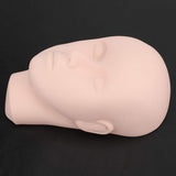 Mannequin Head, Silicone Half Head Mannequin Makeup Practice Head for Tattoo Eyelash Grafting Painting Practice Skin Doll Face Head