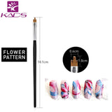 KADS 13pcs/set Fibre Nail Manicure Flower Brush for Nail Salons and Household Manicure Tools