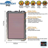 POWOXI 3.3W-Solar-Battery-Trickle-Charger-Maintainer -12V Portable Waterproof Solar