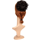 Messy Curly Hair Bun Extensions Updo Hairpiece Chignons Easy Stretch Hair Combs Clip in Ponytail Extensions