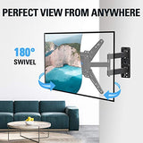 Mounting Dream Full Motion TV Wall Mount for Most 26-55 Inch TVs, Wall Mount for TV