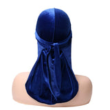 Velvet Durag and Bonnets Set for Men and Women (2 pcs)