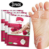 3 Pairs Foot Peel Mask, Exfoliating Callus Peel Booties,Peeling Off Calluses & Dead Skin