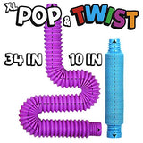 BunMo XL Pop Tubes Sensory Toys for Autistic Children and Fidgets for Kids, ADHD Toys