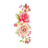 8 sheets Waterproof Temporary Tattoos Water Transfer Flower Stickers Beauty Health Body Arm Art women girl female sexy Makeup