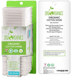 Cotton Swabs Organic by Sky Organics (Large pack of 500 ct.) Natural Cotton Buds