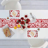 Beeager 5 Pack Valentines Day Decorations Sets - Valentines Day Table Runner