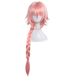 C-ZOFEK Astolfo Cosplay Wig Long Braided Pink Hair (Pink)
