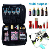 Relavel Travel Makeup Train Case Makeup Cosmetic Case Organizer Portable Artist