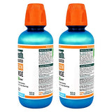 TheraBreath Gluten-Free Fresh Breath Oral Rinse, Icy Mint, 16 Ounce Bottle (Pack of 2)