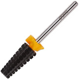 PANA Nail Carbide 5 in 1 Bit - Two Way Rotate use for Both Left and Right Handed - Fast remove Acrylic or Hard Gel - 3/32" Shank - Manicure, Nail Art, Drill Machine (Double Coarse - 2XC, Black)