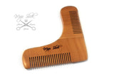 Mojo Slick Boomerang Beard Shaper Tool - Beechwood