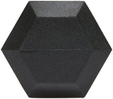 Amazon Basics Rubber Encased Hex Dumbbell Weight - 10.7 x 4 x 3.5 Inches, 10 Pounds