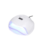 chic style UV Nail Lamp Dryer, 110W LED Nail Curing Lamp Light with Smart Memory Function for Gel Nails Toe Nail Curing All Manicure Gel Polish Art
