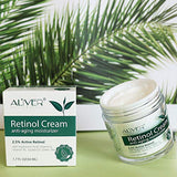 Retinol Cream for Face & Body Liposome Delivery System Hyaluronic Acid and Vitamin E, Aloe, AntiAging Moisturizer & Texture Repair Fine Line & Wrinkle