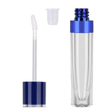 RONRONS 15 Pieces 8ml/0.27oz Round Lipstick Refillable Container with Ring Cosmetic Toiletry Empty Plastic Lip Gloss Tubes Lip Balm Bottle Lip Glaze Makeup Tool for DIY Sample Vials Liquid, Rose Red