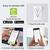 Smart Plug, Gosund Mini WiFi Outlet Works with Alexa, Google Home, No Hub Required,
